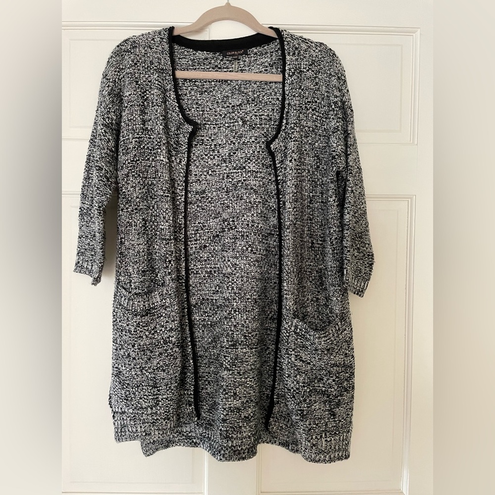 Color block sweater